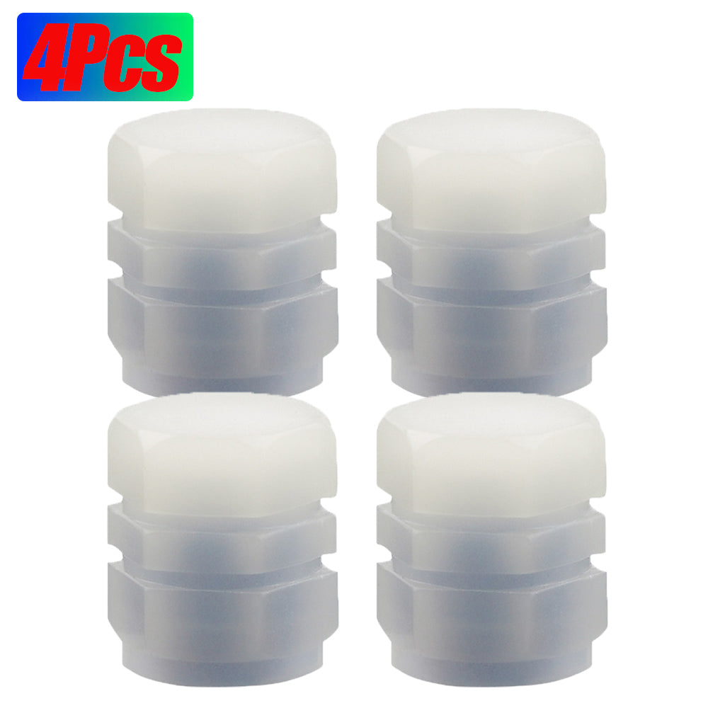Four-piece blue luminous valve cap option