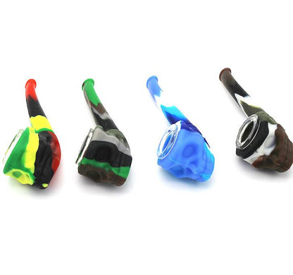 Portable Silicone Pipe Smoking Pipe Food Grade Silicone Pipe