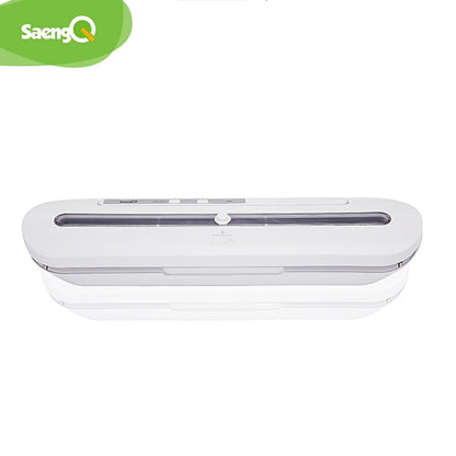 Light-colored vacuum food sealer front view