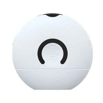 White rounded rechargeable scalp applicator