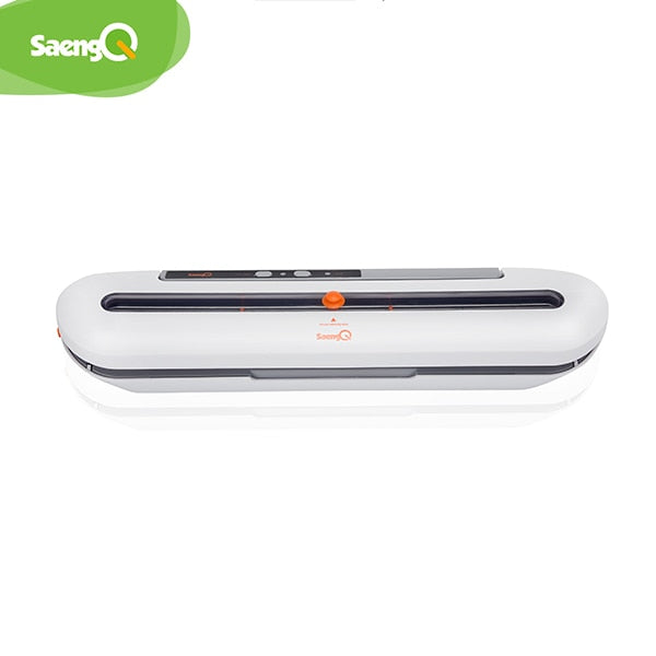 White food sealer with control strip and sealing channel