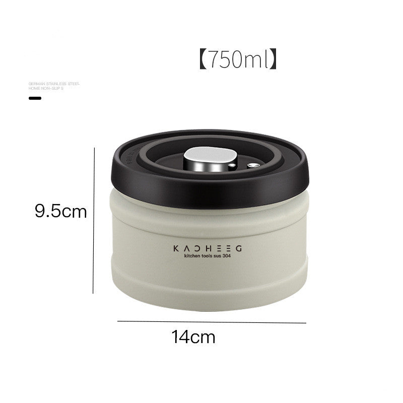 750 ml canister with dimension labels