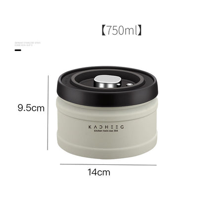 750 ml canister with dimension labels