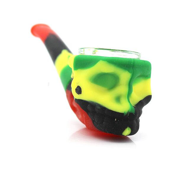 Portable Silicone Pipe Smoking Pipe Food Grade Silicone Pipe