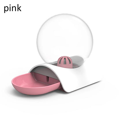 Pink bowl option for the gravity pet water dispenser