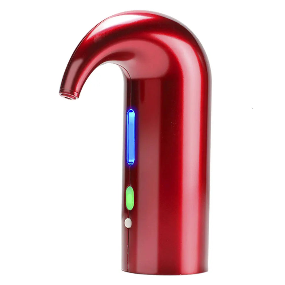 Front view of the red wine aerator and pourer