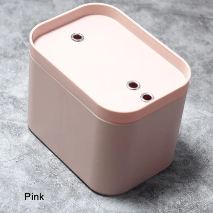 Pink 1.2L pet water fountain